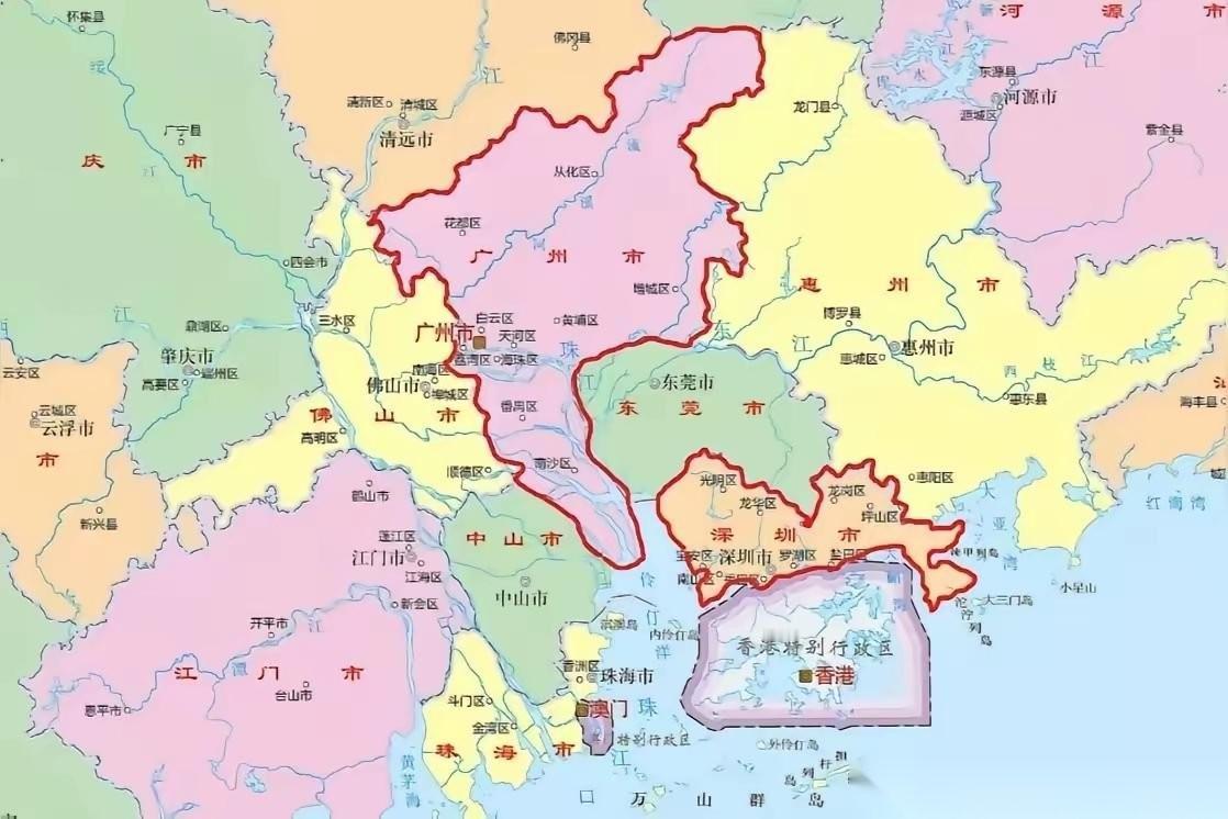 有个城市与广州相邻，一抬脚就能跨到广州，竟然还不是大湾区的一分子，你说这个城市憋