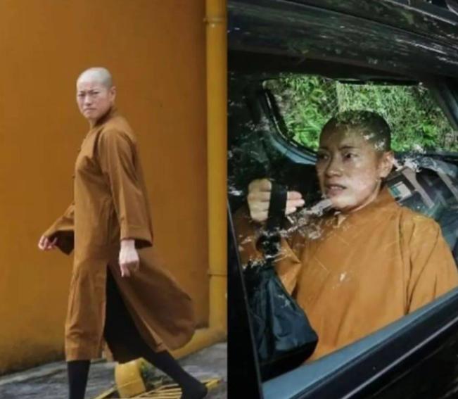 2002年，她白天诵经供佛，整体形象就像是一个无比虔诚的尼姑，谁承想，背地里的她