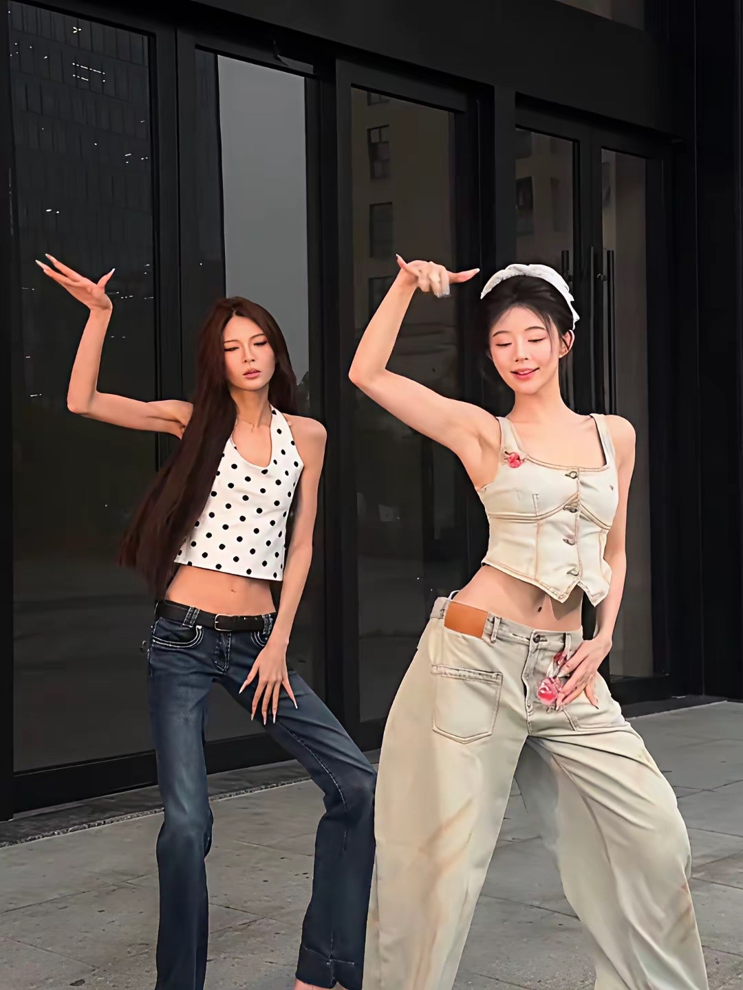 第一次直观的感受到了瘦和很瘦的区别