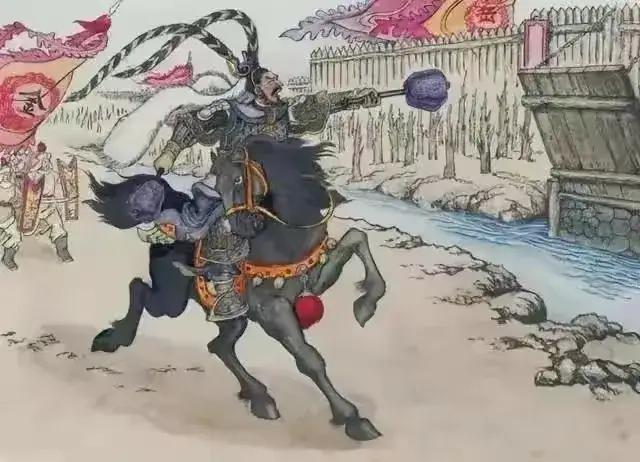 牛头山下的野牛。他是金国殿下，也是金国前期第一高手。黑衣、黑甲、黑马，手持一对