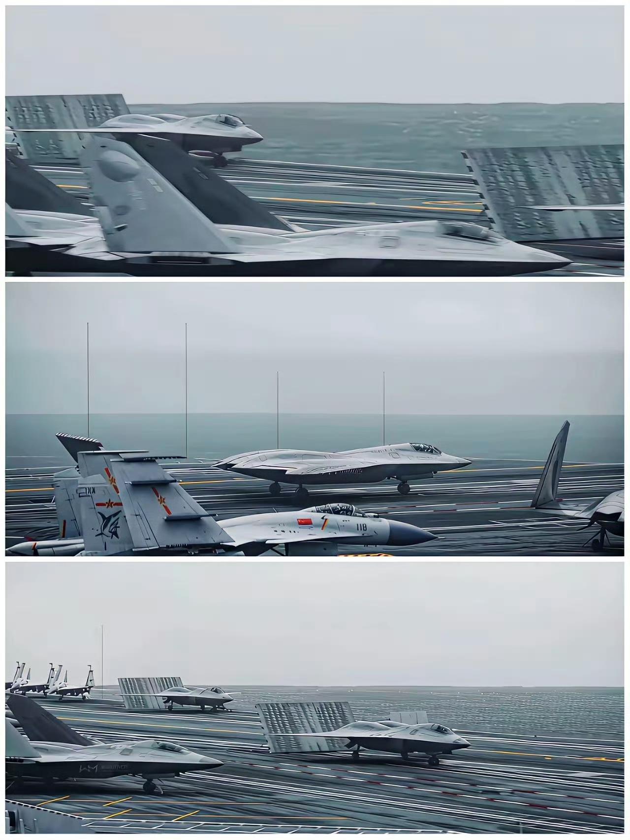 兄弟们，胆子大一点，也就五年吧，歼50应该就能降落在003身上了！​