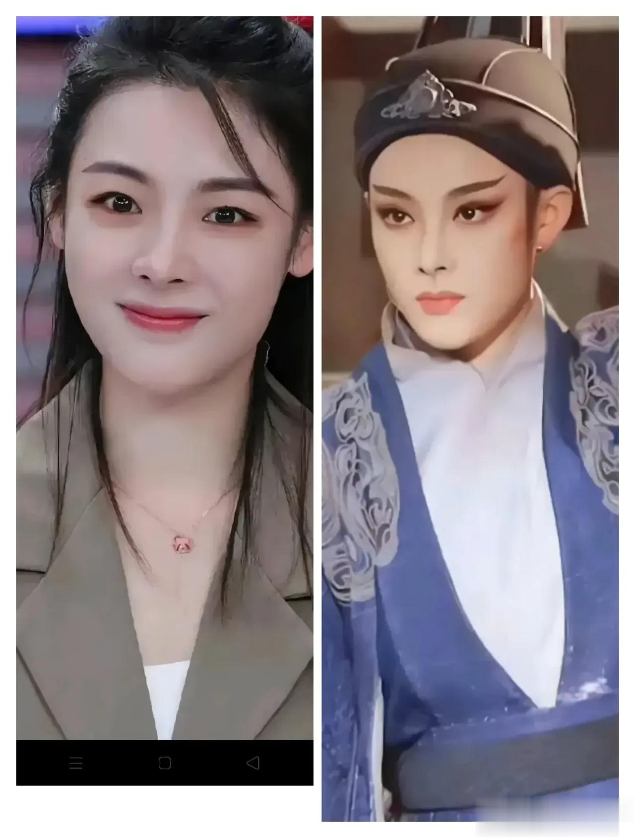 照片里这个女人火到了国外，油管上好评如潮。从未想到她反串小生，竟然如此的潇洒与漂