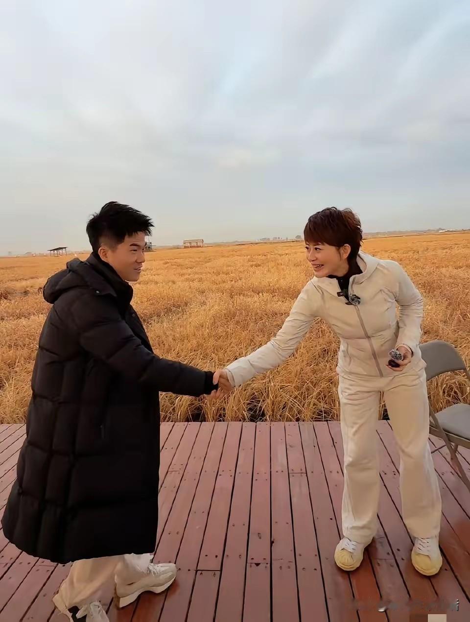 今天董宇辉在直播完4小时辽宁盘锦大后,又接受了辽宁电视台主持人曹琳琳的专访。曹琳