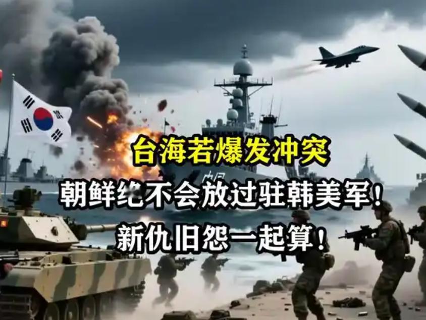 美媒：一旦台海战争爆发，朝鲜决不放过驻韩美军，新账旧账一起算！美媒早就在2