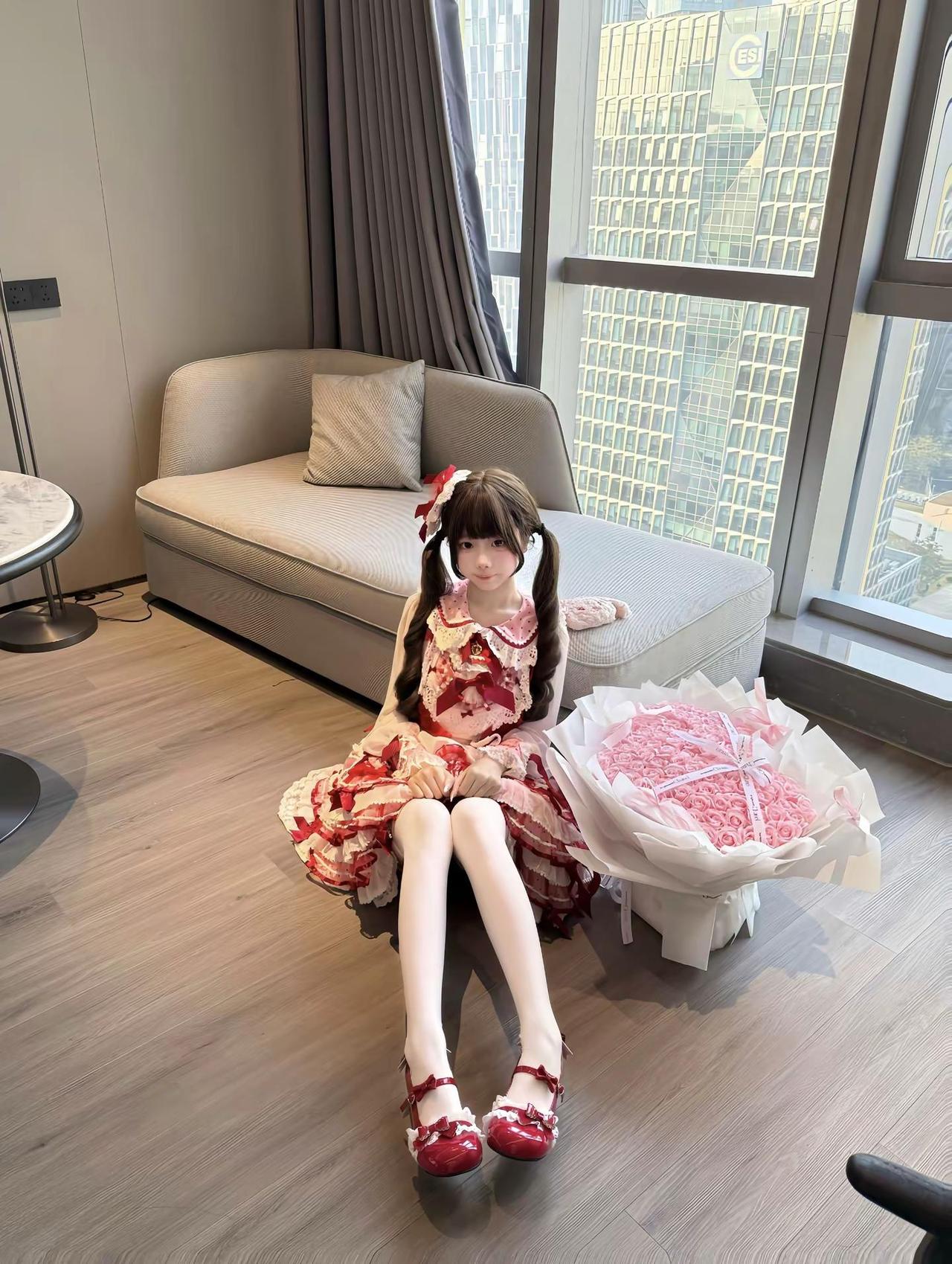 其实我一直很坏只有爱我的人才会觉得我可爱耶耶兔假发