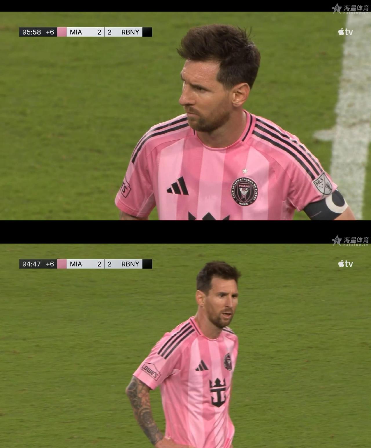 怪不得美职联是家庭友谊联赛，反正最佳一定是梅西！美职联第7轮，迈阿密2-2纽约