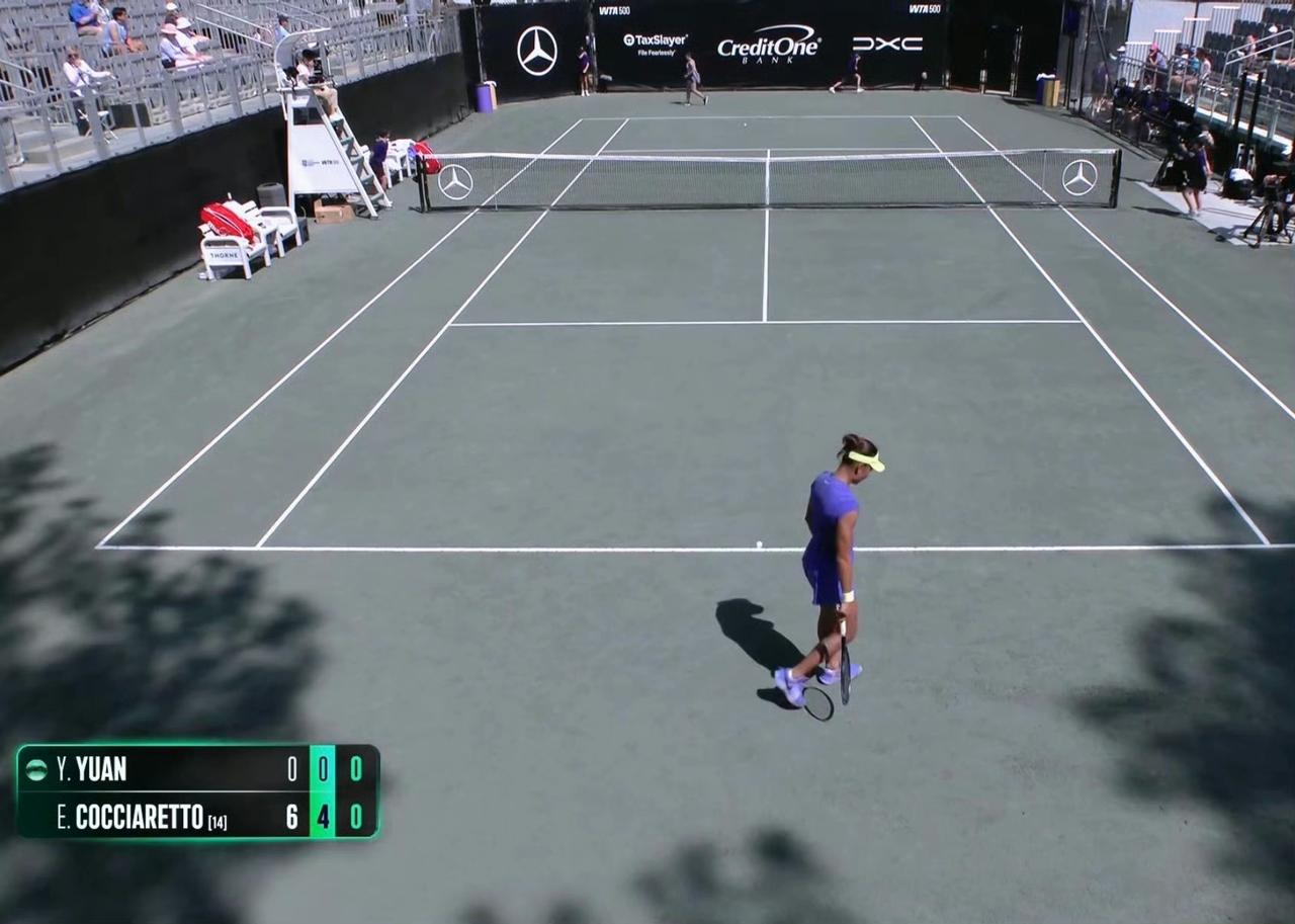 一波三折的比赛，0-6/0-4落后，第二盘袁悦追到5-4最后体力不支5-7丢掉