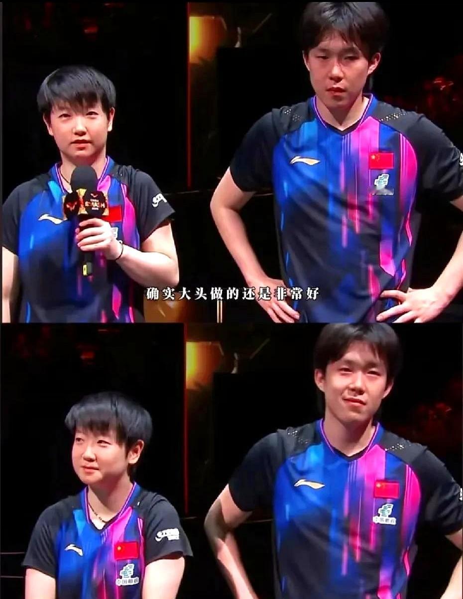 孙颖莎不说话，王楚钦就稳了。她一个眼神，他就能接住。不是天赋，是练出来的默契