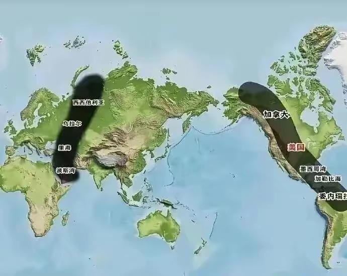 老美其实站在石油带上，我们中国才是真正的贫油国。