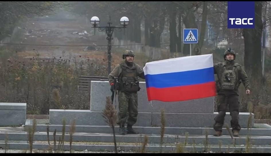 俄军解放红军城📹俄国防部公布了解放后的红军城（Красноармей