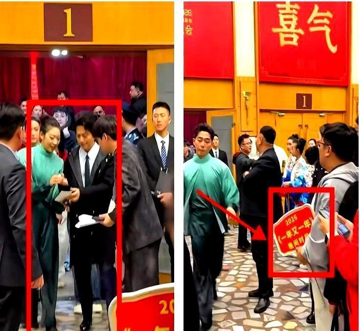 春晚后台，工作人员催了三遍让他走，李健头也不抬，还在那儿弯着腰签名。他面前