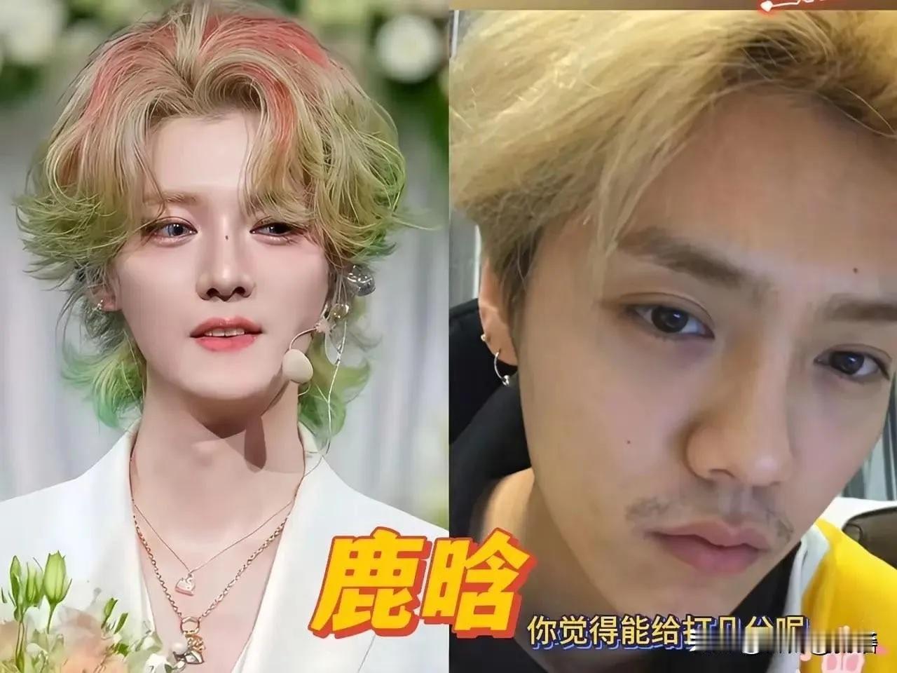 素颜的何炅。素颜的罗晋。素颜的薛之谦素颜的黎明。素颜的谢霆锋。素颜的鹿