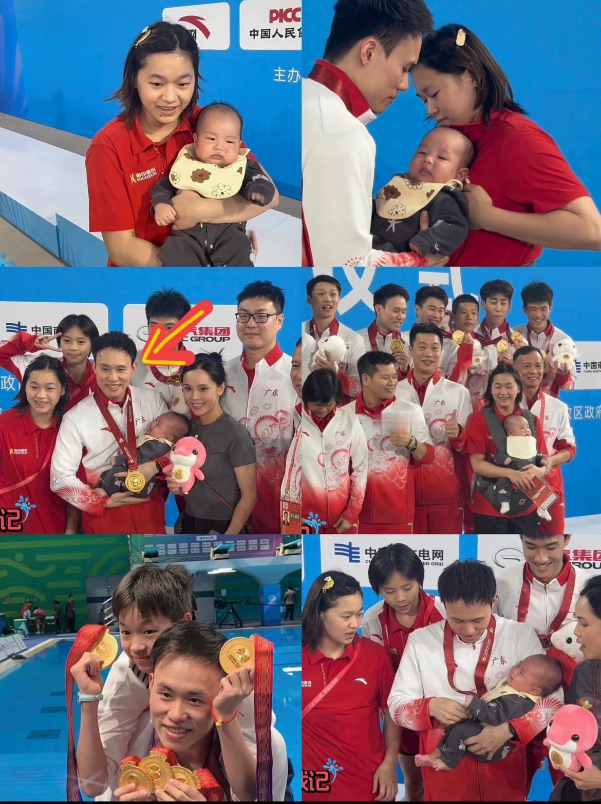 .谢思埸应该挺烦的，不是因为全红婵抱娃冲上热搜，他最烦的估计是，他已经是两届