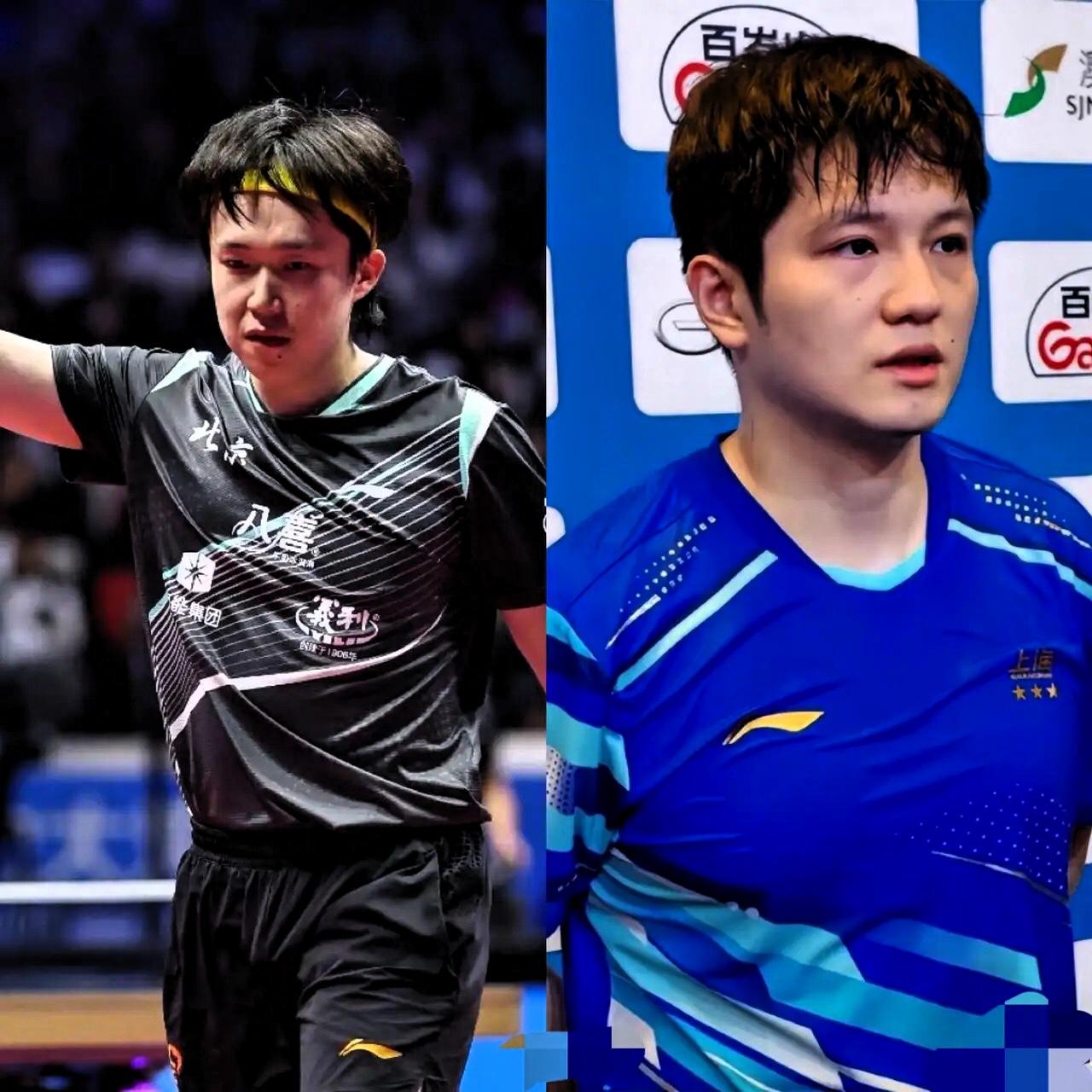 国乒这对“双子星”。注定要互相成就一辈子！28岁的樊振东。25岁的王楚钦。一个是