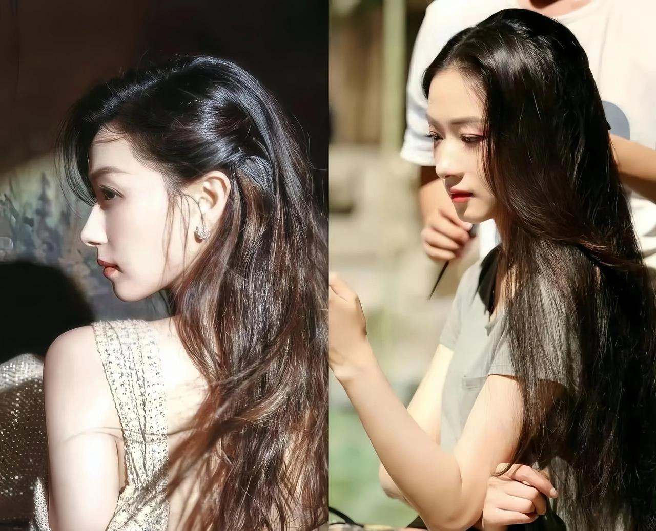 还好万茜没留长发，不然这娱乐圈第一美女的位置就要易主了[滑稽笑]