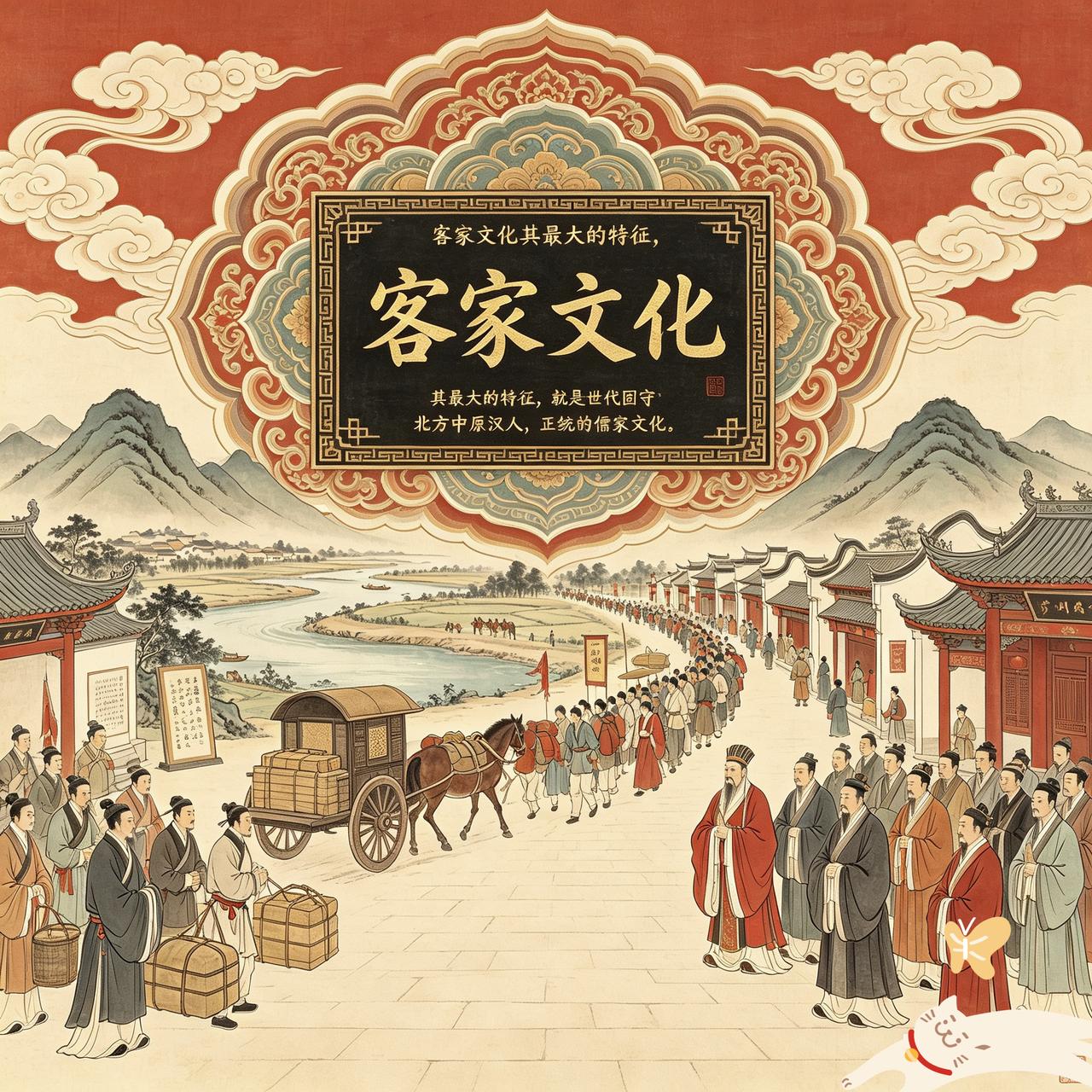 历代中原战乱，是产生“客家移民”的最主要原因。而客家文化，其最大的特征和令人称道