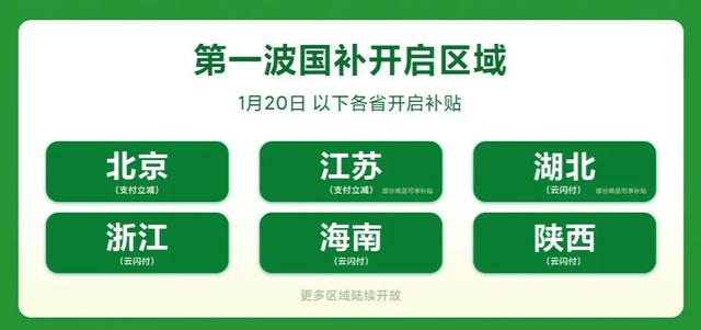 手机补贴开启: 第一波开启城市和比例说明!