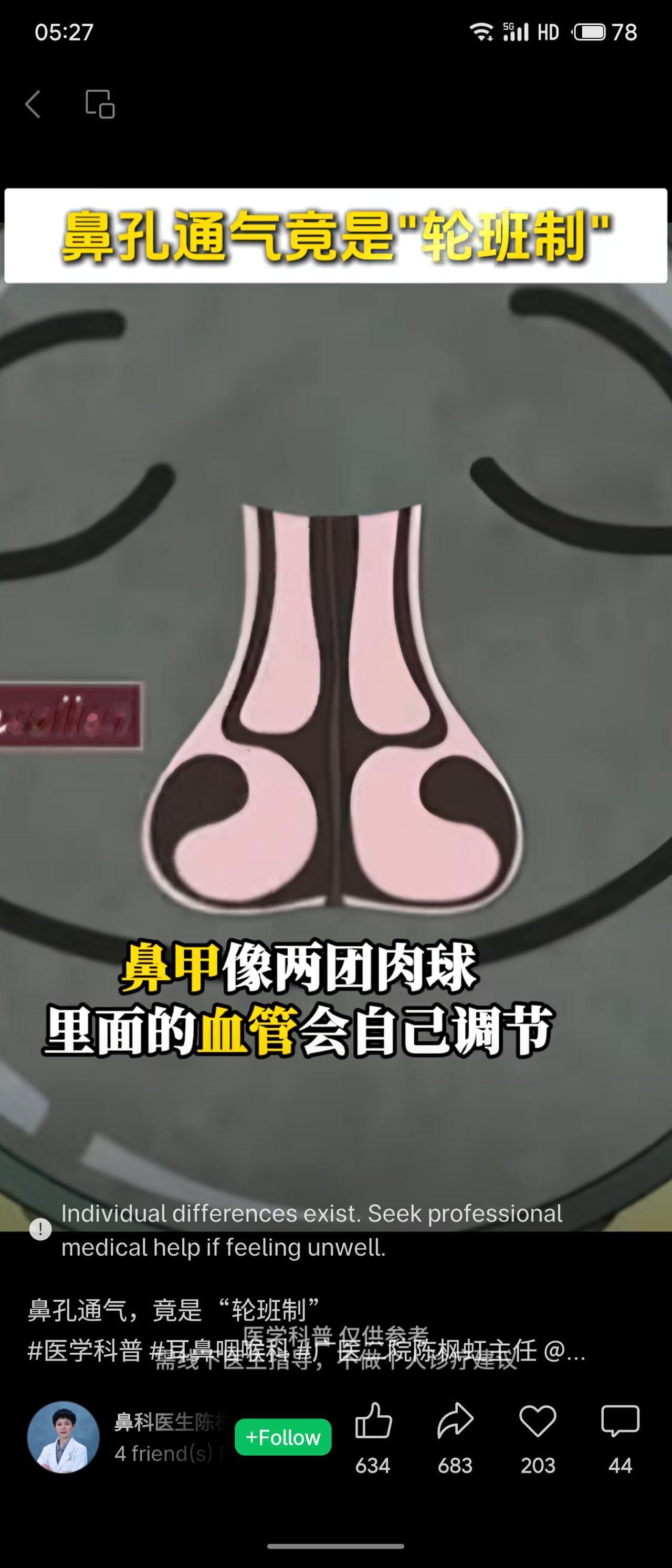 鼻孔通气实行“轮班制”，两侧鼻甲血管交替收缩与扩张，使气流轮流集中在一侧，每隔几