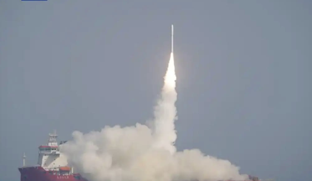 【民营火箭海射常态化里程碑！我国海上发射一箭4星圆满成功】5月19日消息，据“人