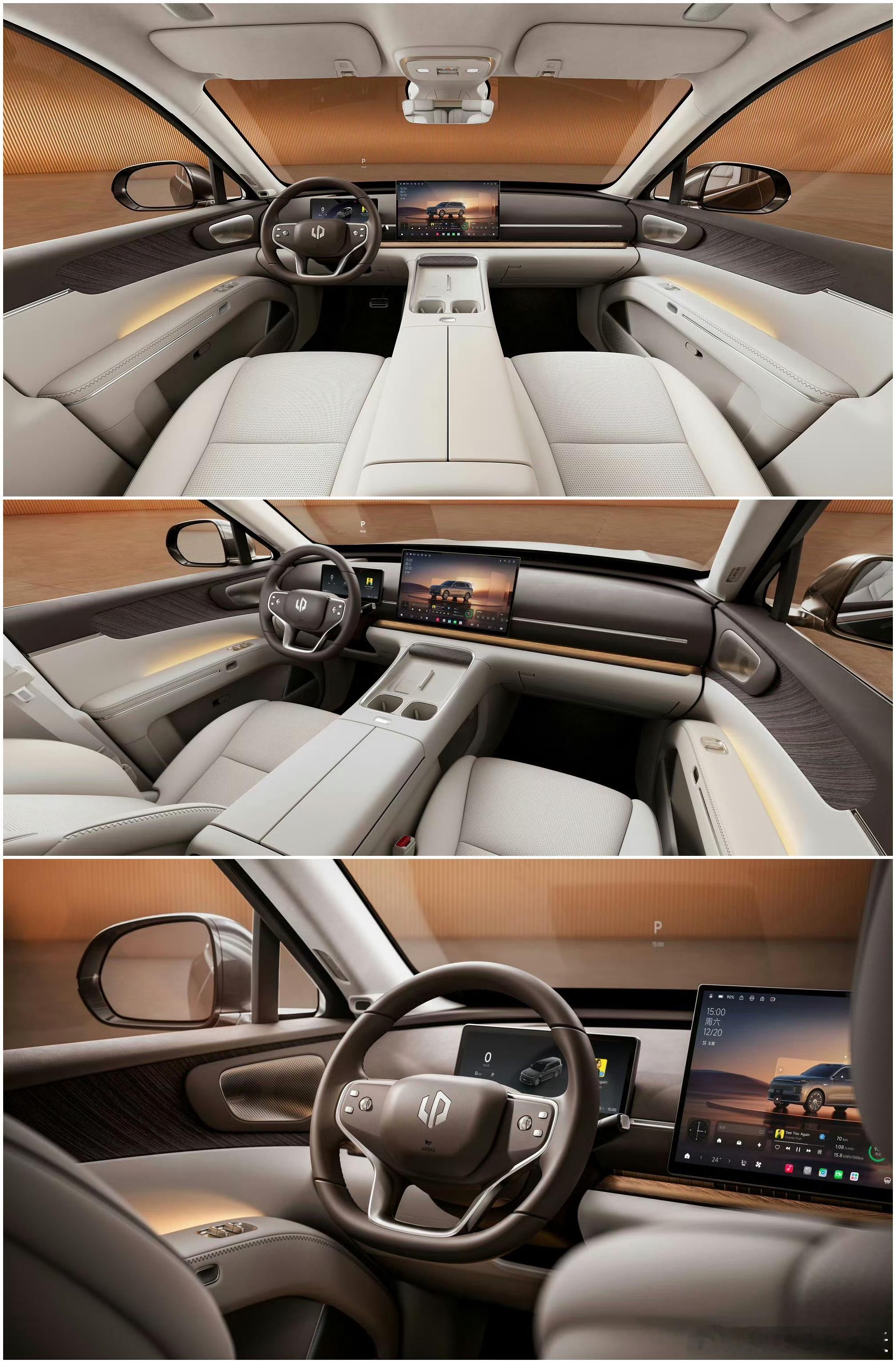 零跑D19的内饰提前偷跑，官方干脆“自曝”了目前大六座车型主要有“老钱风”和