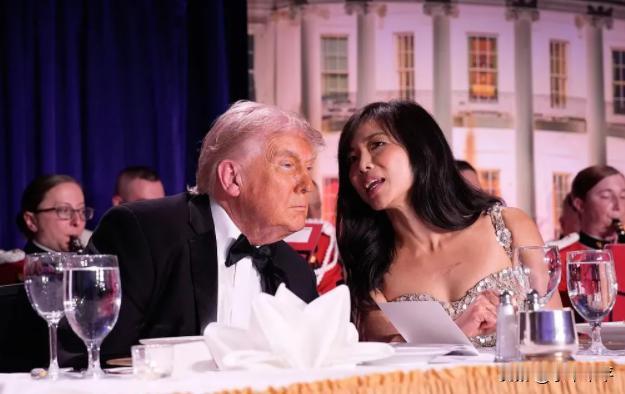 白宫晚宴，坐在特朗普身旁的女子，名蒋维佳，华裔。1983年出生在厦门，2岁时就