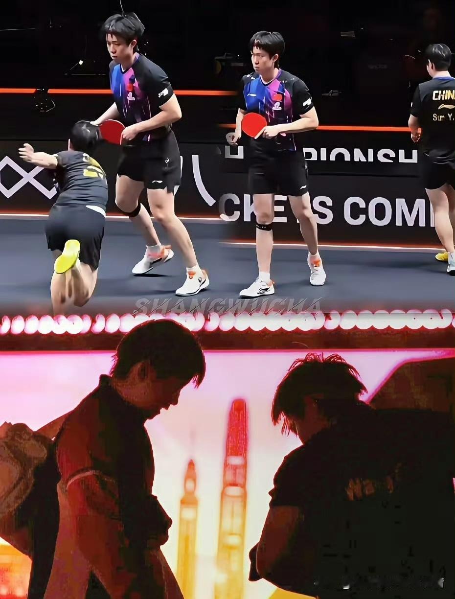 王楚钦孙颖莎双向奔赴的温柔，伤病面前彼此藏拙太好哭香港总决赛赛场的细节，藏