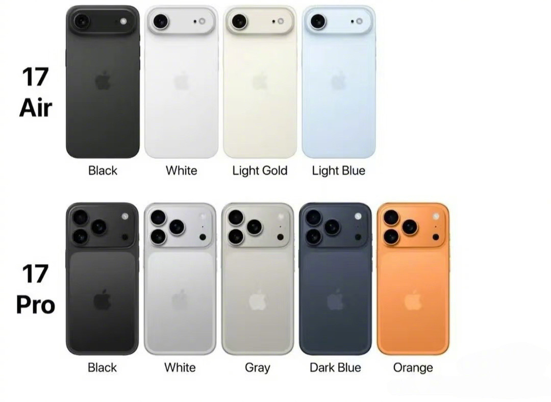 iPhone17Pro新配色曝光！果粉炸了没💥全新年轻化配色+横向矩阵镜头