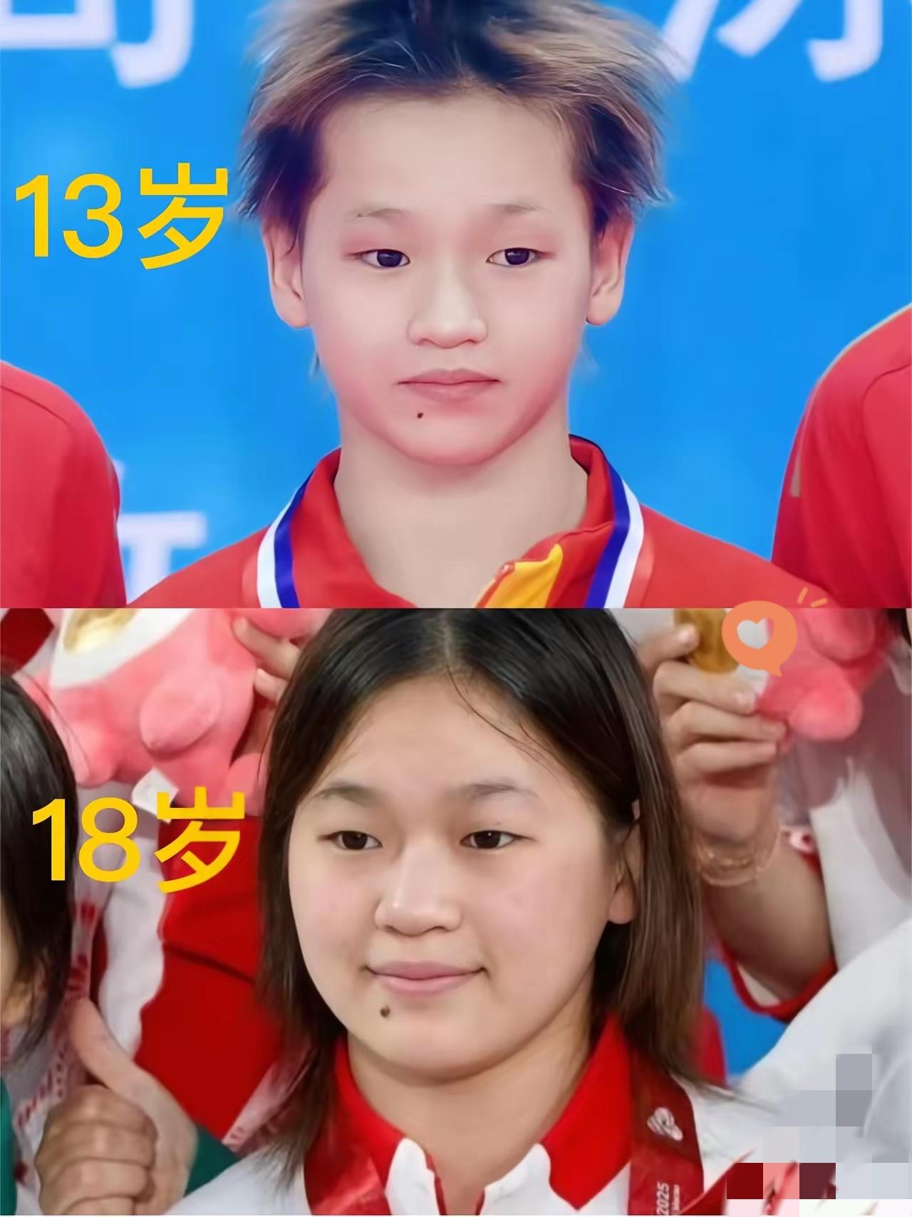 研究了半天，我算明白了——同样是18岁，有人老气横秋，全红婵却像个稚气未脱的孩子