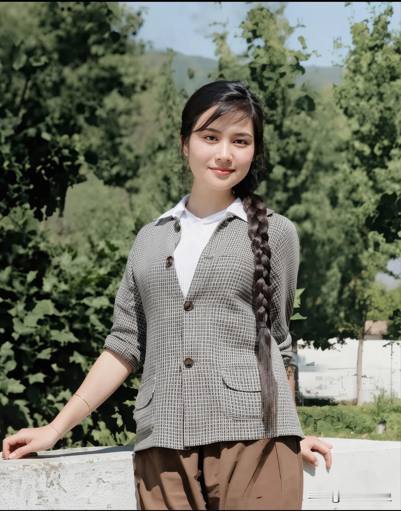 这位六十年代红极一时的女演员，被洪晃评价美如妖精。朱一锦是上世纪很有灵气的内地女