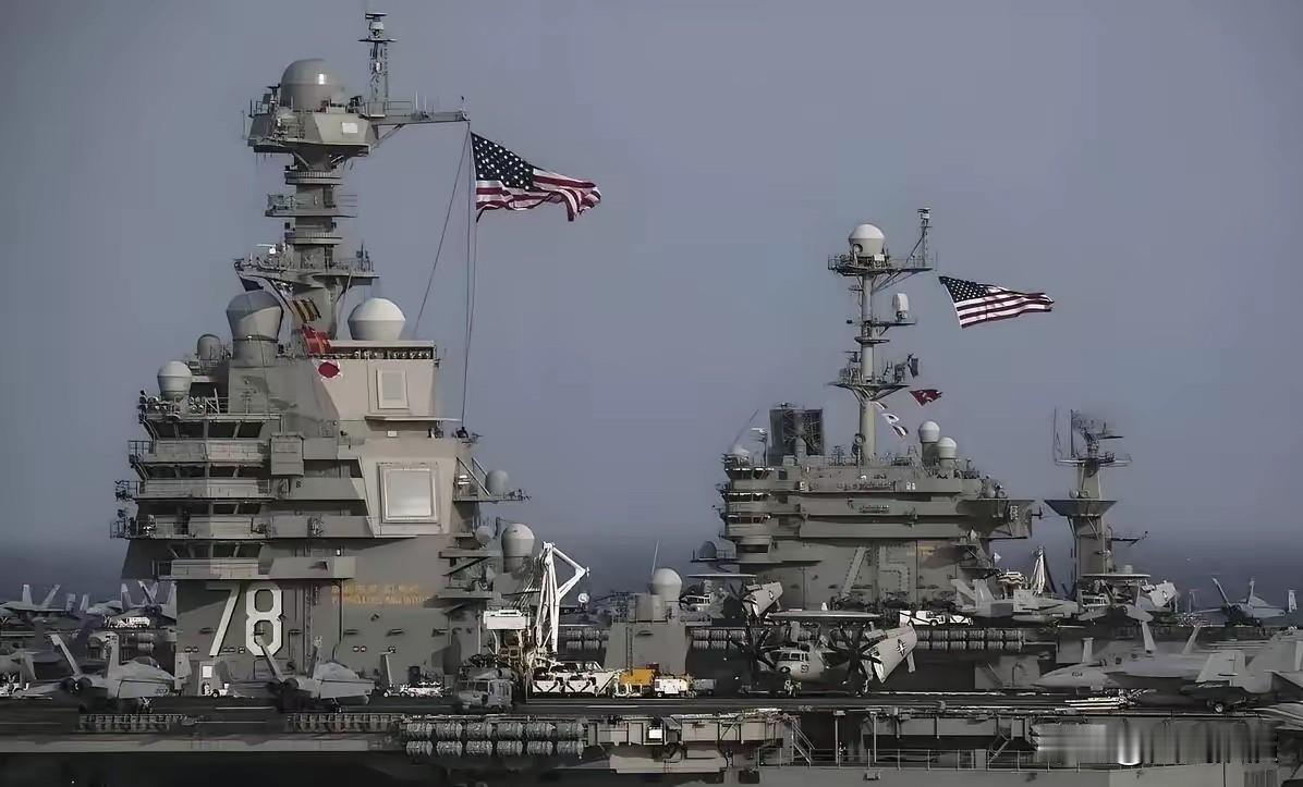 美国航母动不了！美国航母开到中东，看着气势很足，其实根本打不了。不是怕伊朗