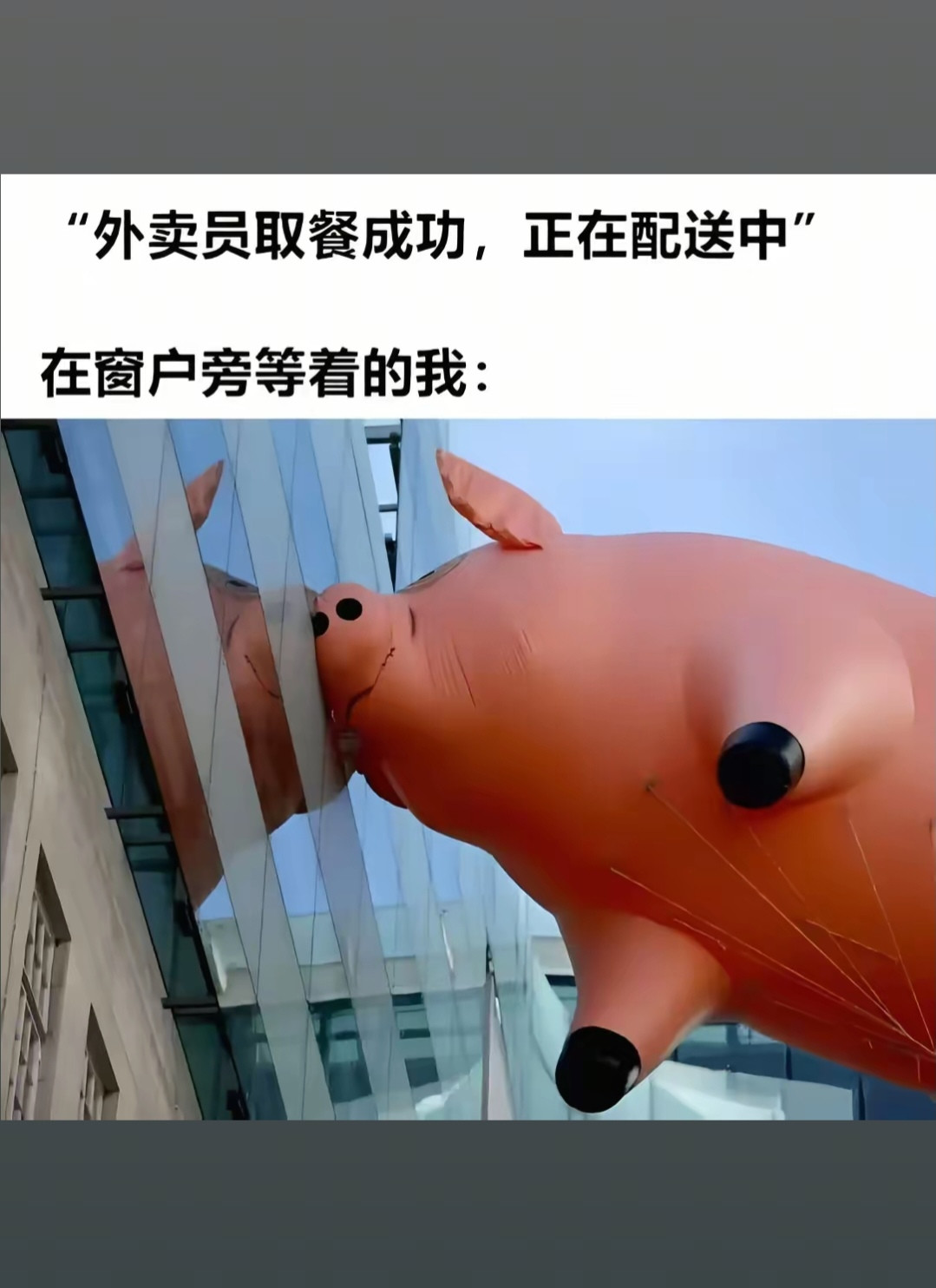 在窗户旁等着的我