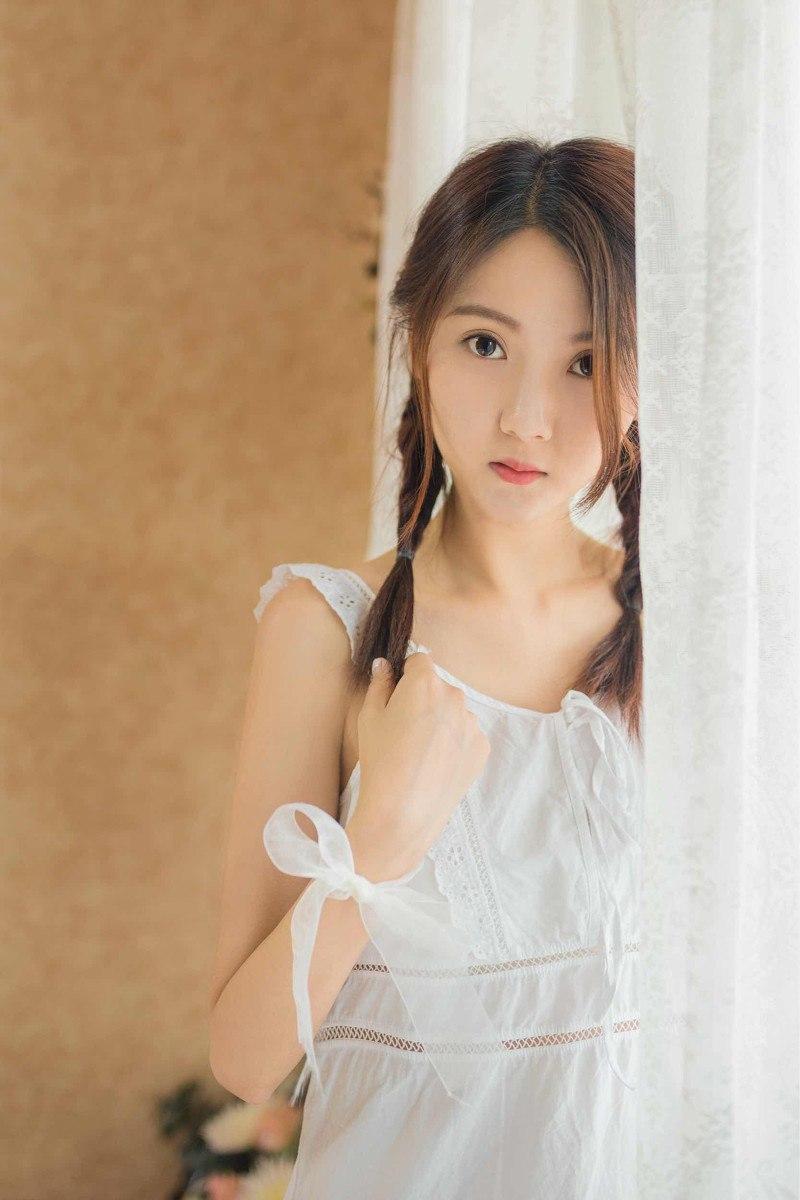 少女心满满梦幻的白色蕾丝裙少女心美少女白裙少女感