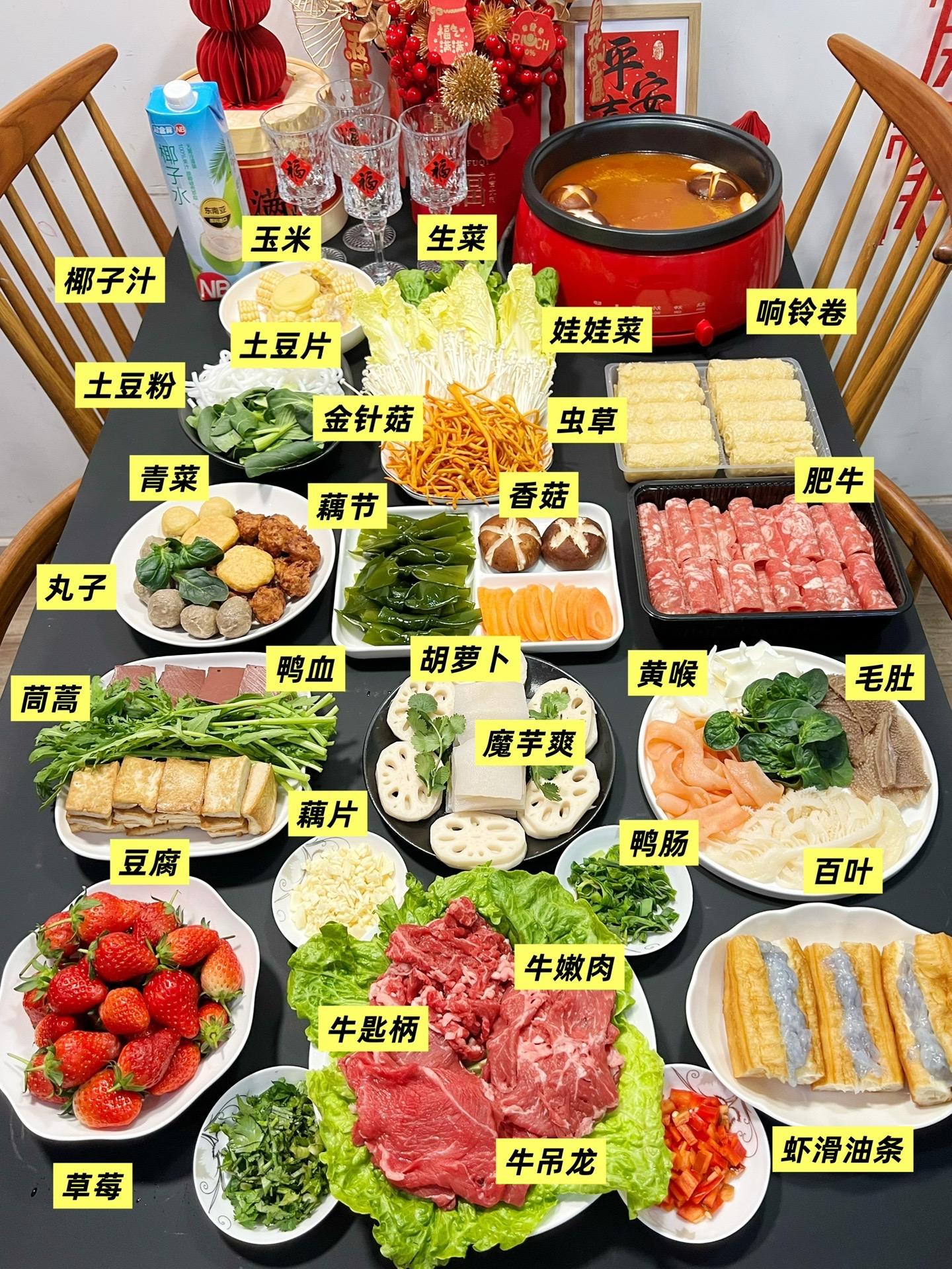 人均40不到！在家热热闹闹的吃火锅喽～～今天中午就和婆婆说晚上不做饭了...