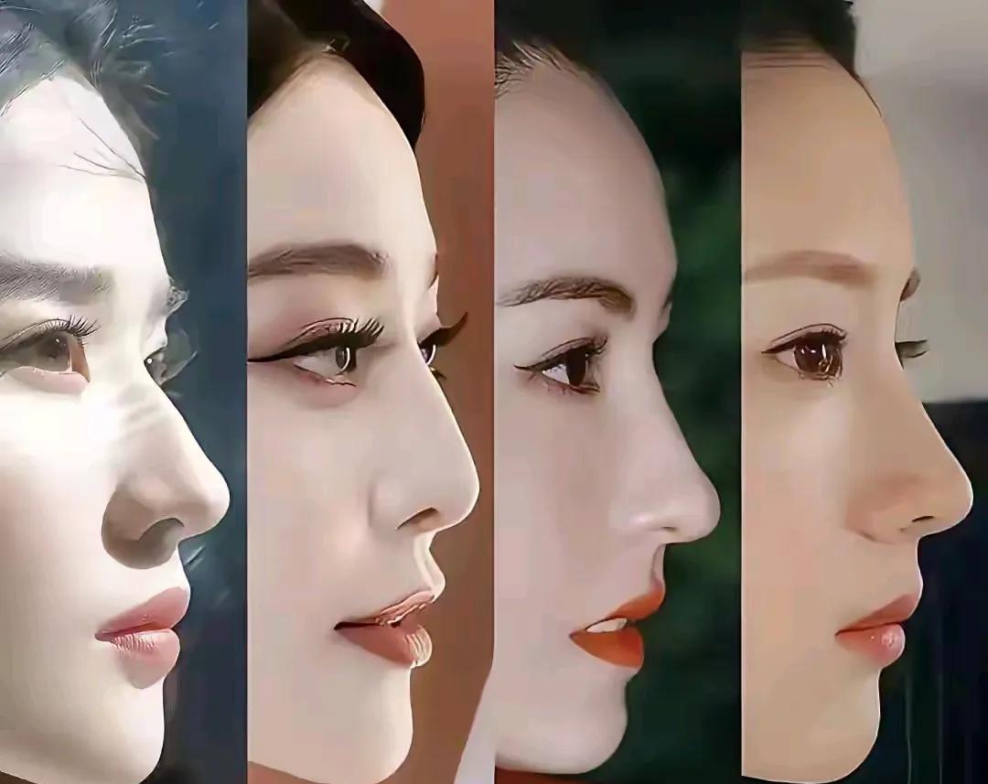 四位谁最美？从侧脸看，你能认出她们分别是谁吗？