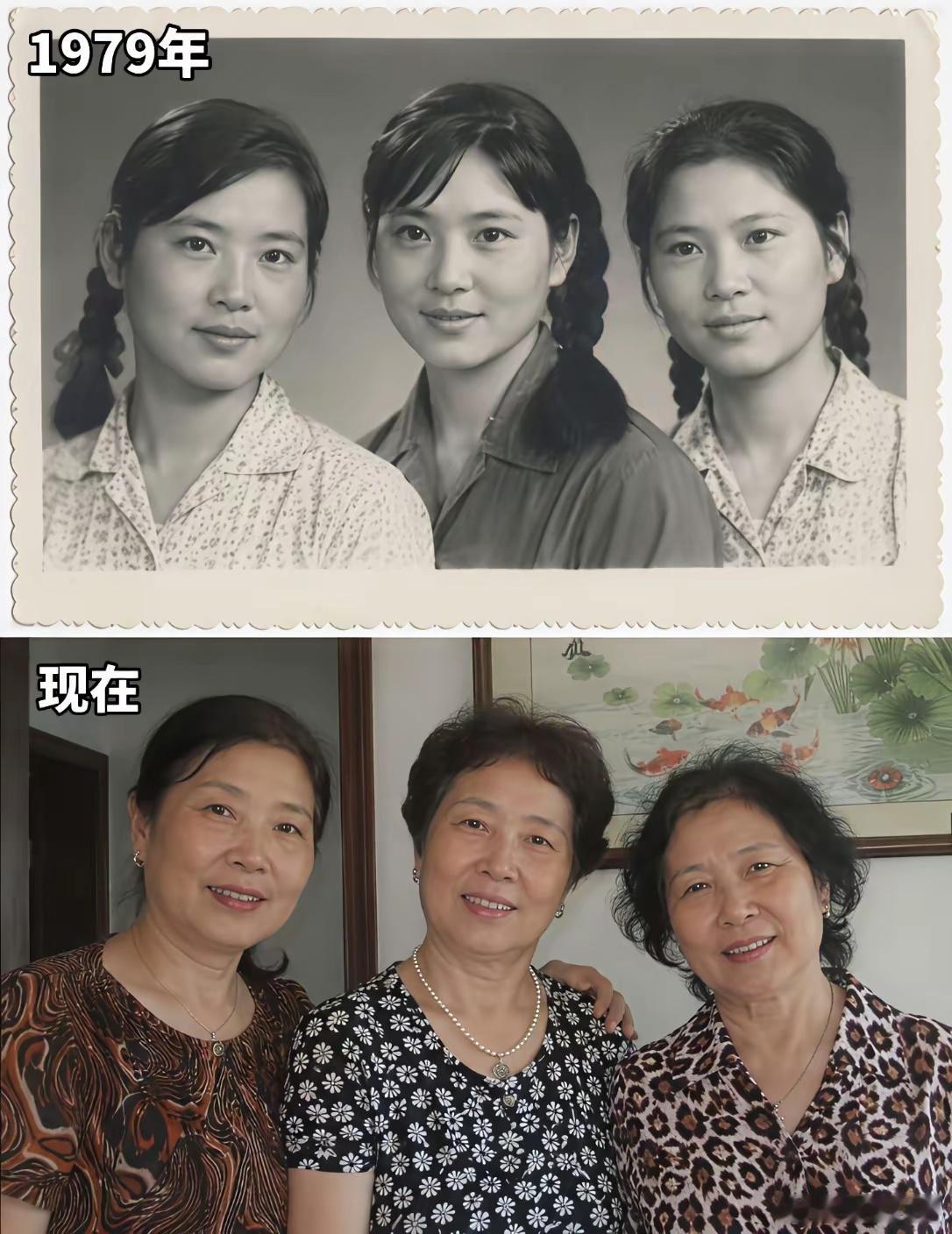 变老的只是岁月，永恒的是埋在骨子里的气质！赞三位美女婆婆！