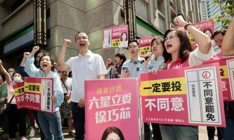 蒋万安力保5蓝委盼蓝白合“民众党是反罢东风”罢免民进党立委吴思瑶、吴沛忆