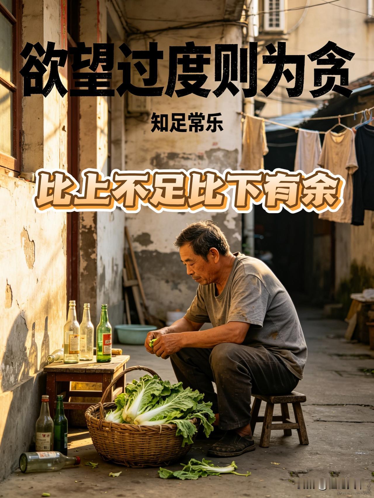 欲望过度则为贪知足常乐，心安即是归处人这一辈子，谁还没点欲望啊？都想多