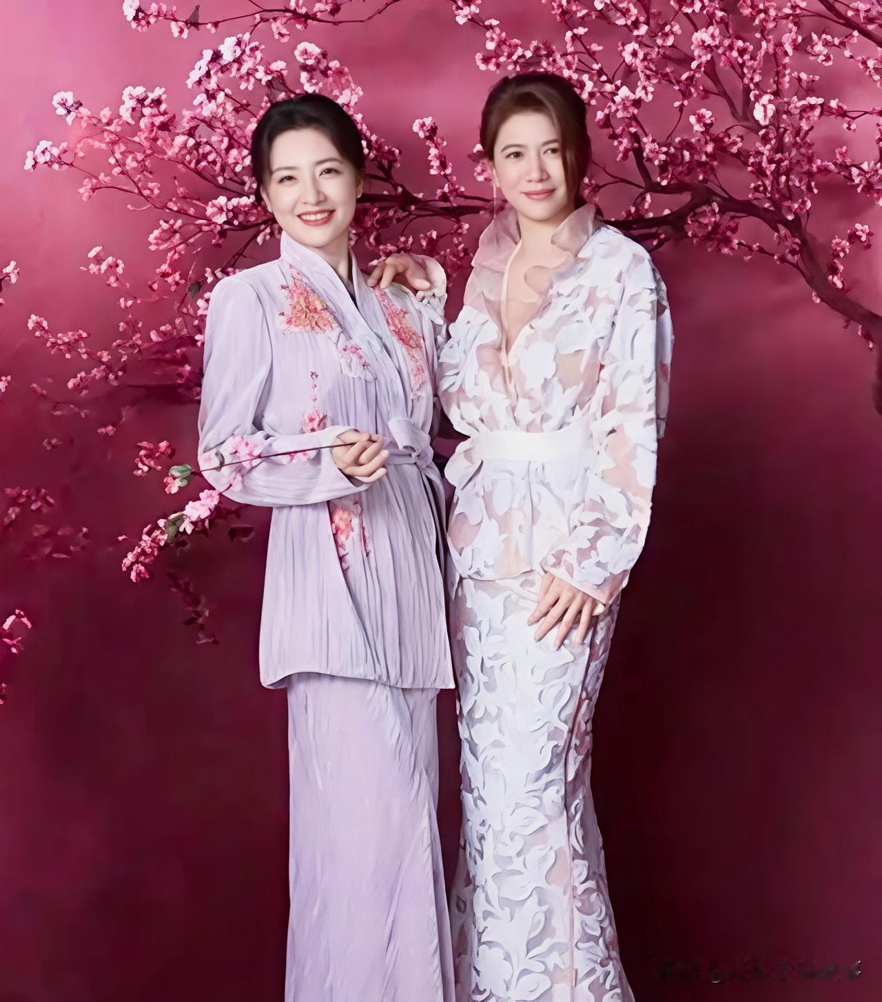58岁周涛54岁袁咏仪合影，两人真实状态，都太美了！