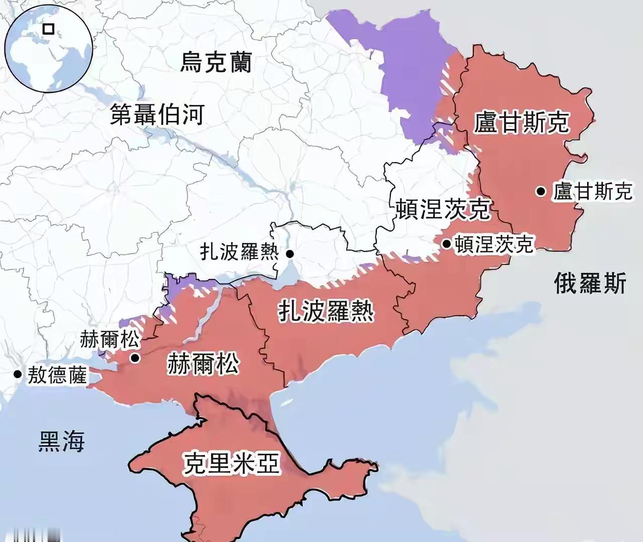 12月10日数据，美国战争研究所（ISW）：2025年以来，俄罗斯在乌东地区共攻