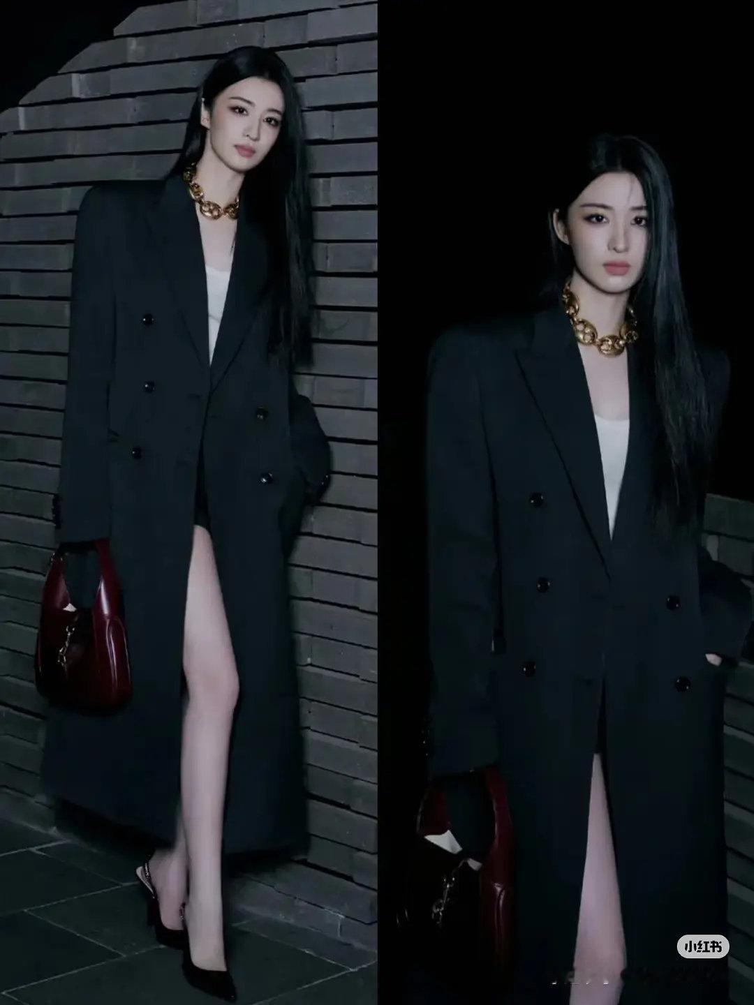 王楚然肩宽这么大？好像男的啊​