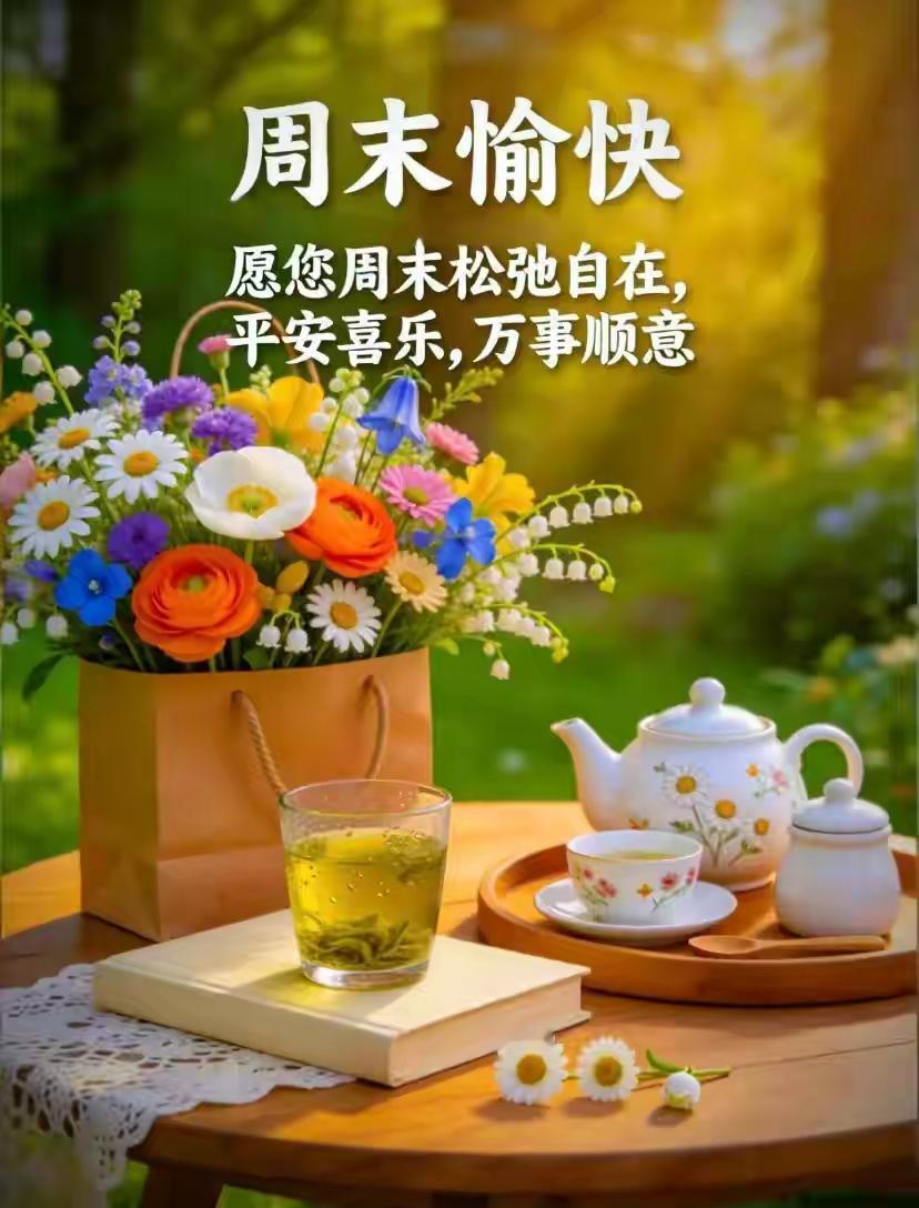 早安～今天是礼拜天，愿清晨的微风捎去温柔，开启惬意又美好的一天，愿你心怀暖意，万