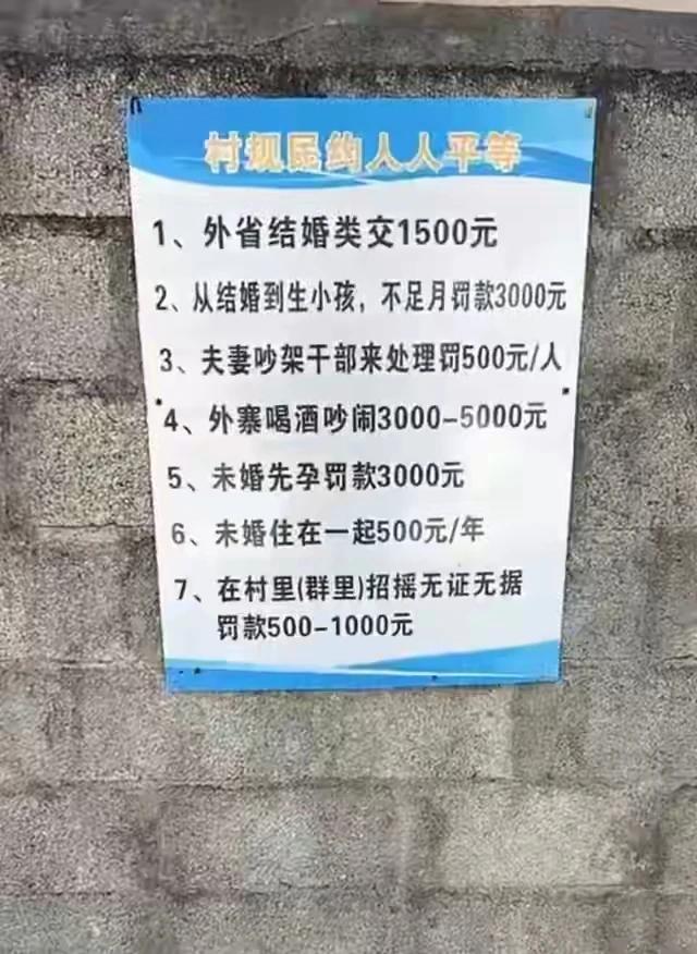 这份村民公约大家觉得怎么样？如果贴到你们村（小区），会有多少人被罚款[大笑]