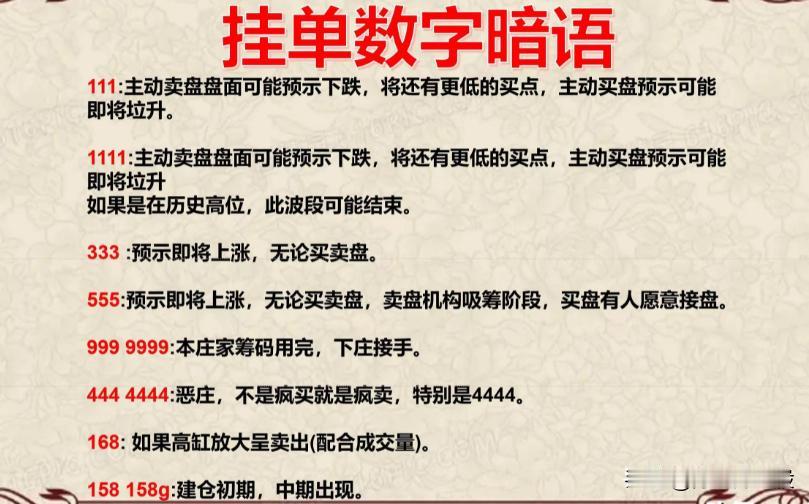 做股票，如果你连盘口暗语都还看不懂，那就不是在炒股，是草率！我们都知道，炒股