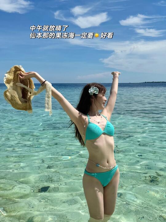 🏝️仙本那真的玻璃海果冻蓝！