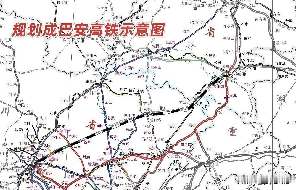 不管是成巴安高铁还是绵巴安高铁，或者绵巴达高铁也好，这条铁路始终都会修建的，不管