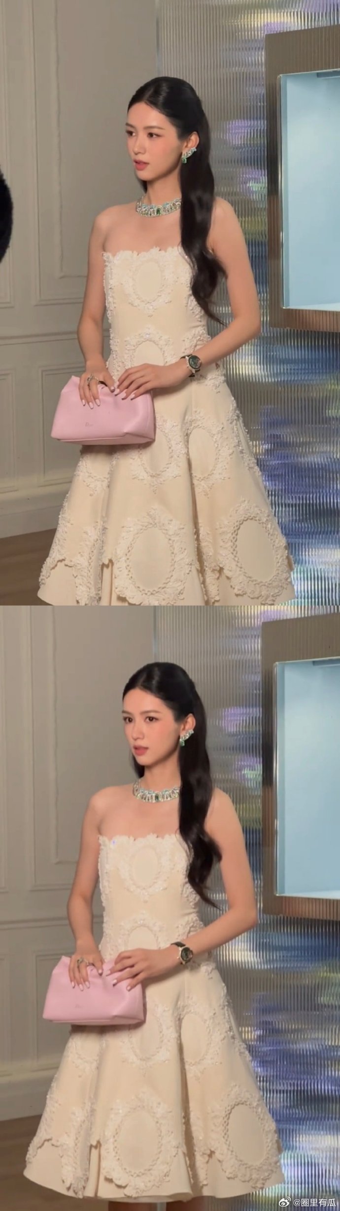 王楚然、周也Dior活动生图