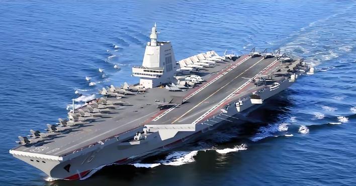 “004航母全力加速，福建舰2号舰没了，中国海军二选一，只要10万吨​​西方媒
