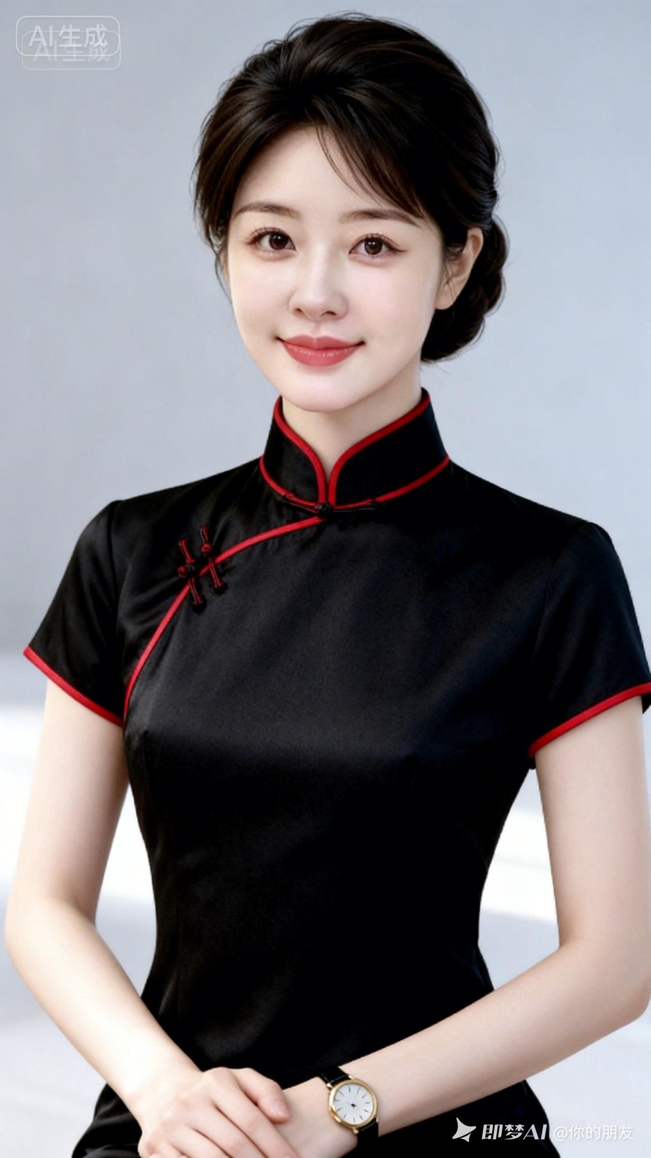 这一位姑娘穿旗袍真好看！