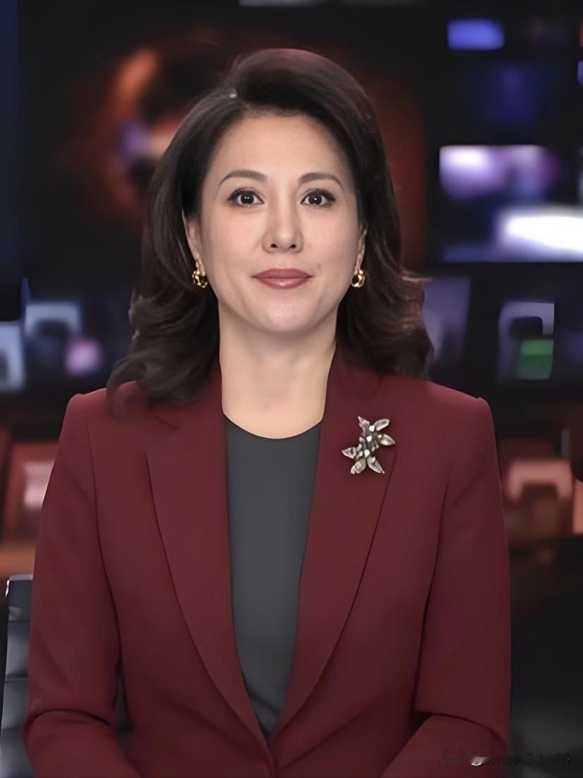 央视主持人梦桐，端庄优雅，以专业素养与知性魅力传递新闻温度，镜头前从容自信，诠释