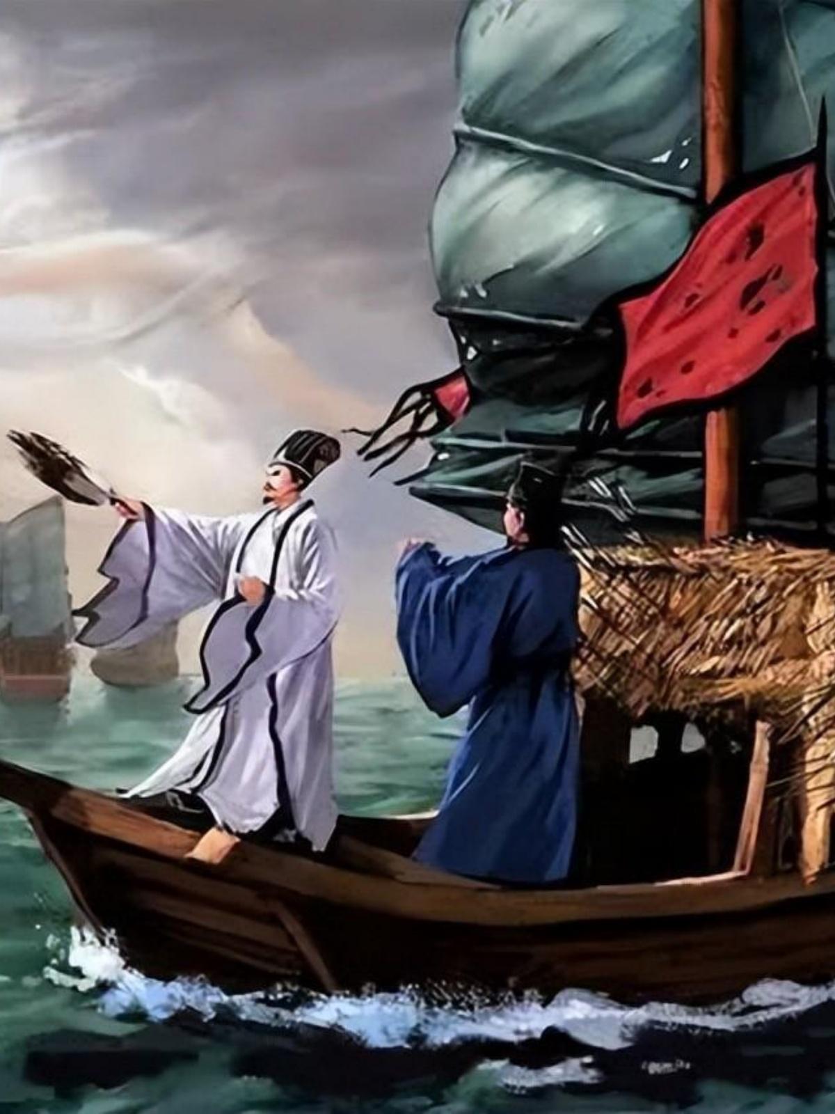 诸葛亮草船借箭，鲁肃看似佩服。但一回船舱，他就对随从说：孔明借的哪是箭，是曹军的